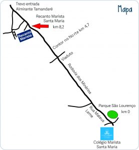 Mapa Recanto